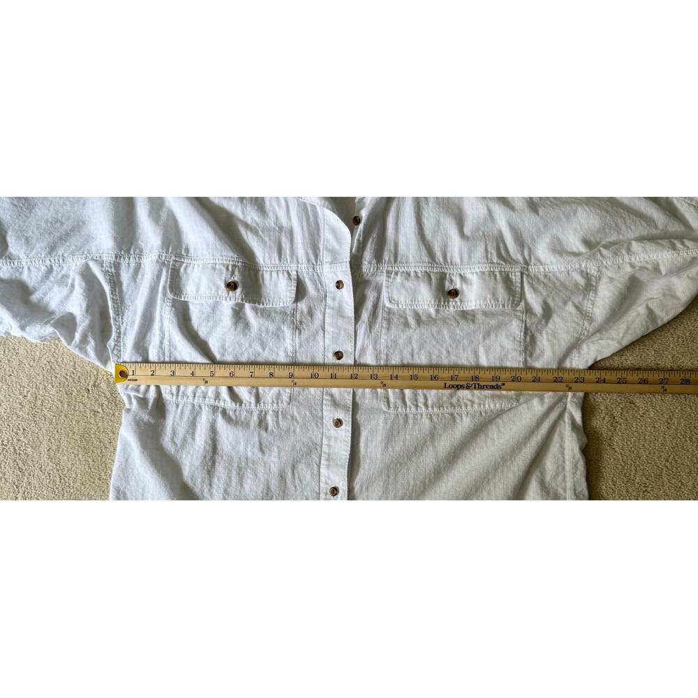 Everlane The Cotton Tourist Shirt Button Down White Oversized Women's Size M - Picture 11 of 12
